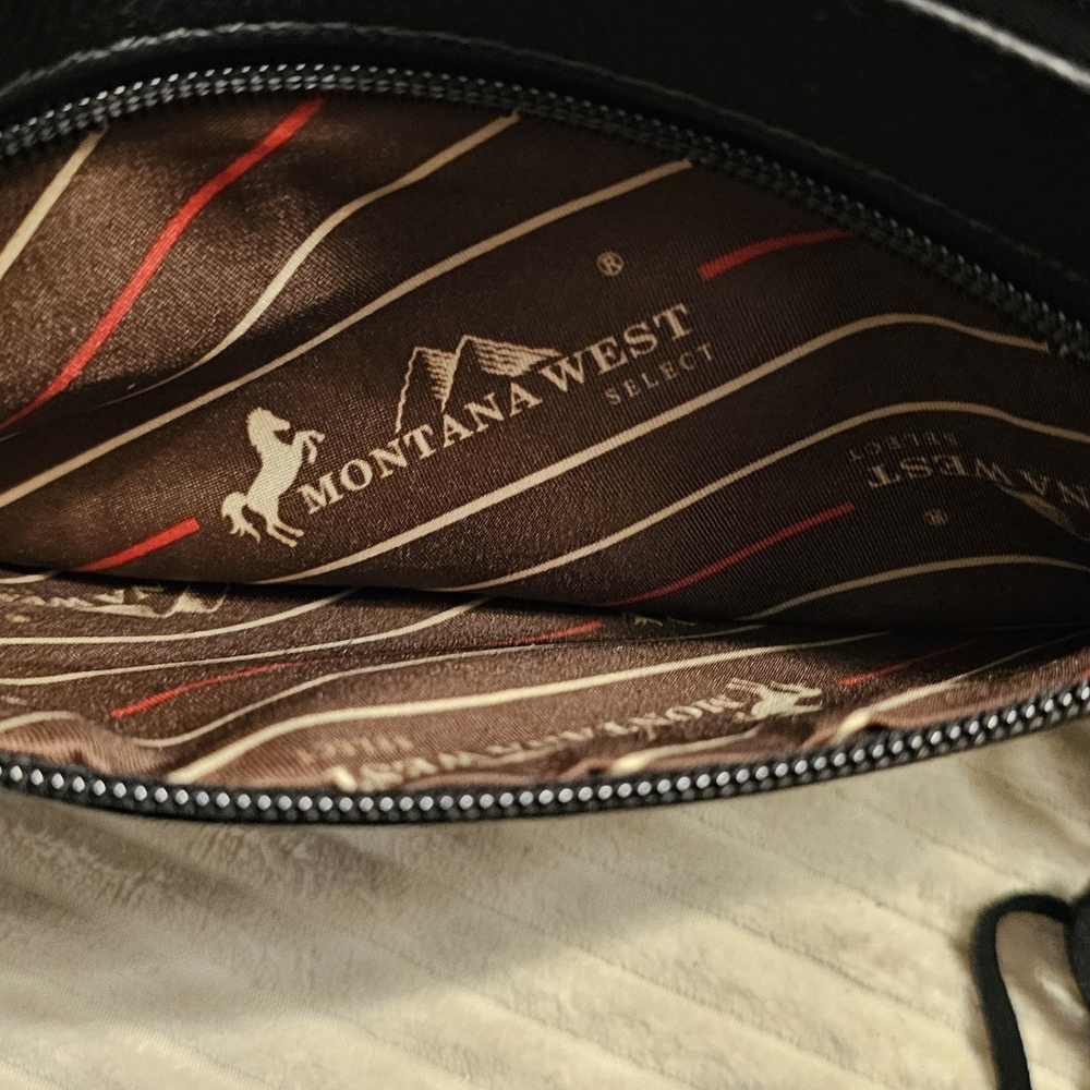 Montana West Black Fringe Crossbody Wallet - Picture 9 of 10